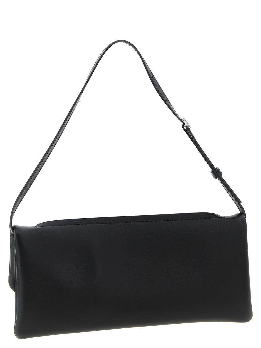 Courreges Wrist Clutch Convertible To Shoulder Bag With Detachable Strap For Modern Women