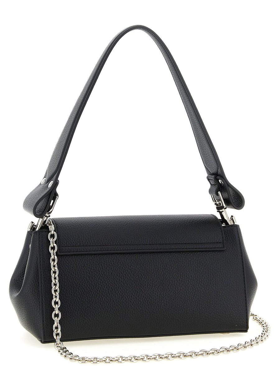 Vivienne Westwood Hazel Medium Shoulder Bag For Women With Iconic Orb Logo, Structured PU, Magnetic Closure