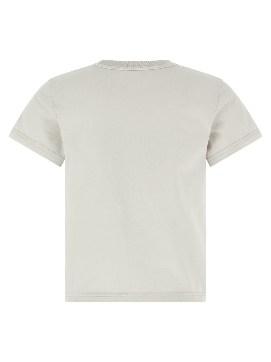 T By Alexander Wang Lived Logo T Shirt For Women 100 Percent Cotton Everyday Essential