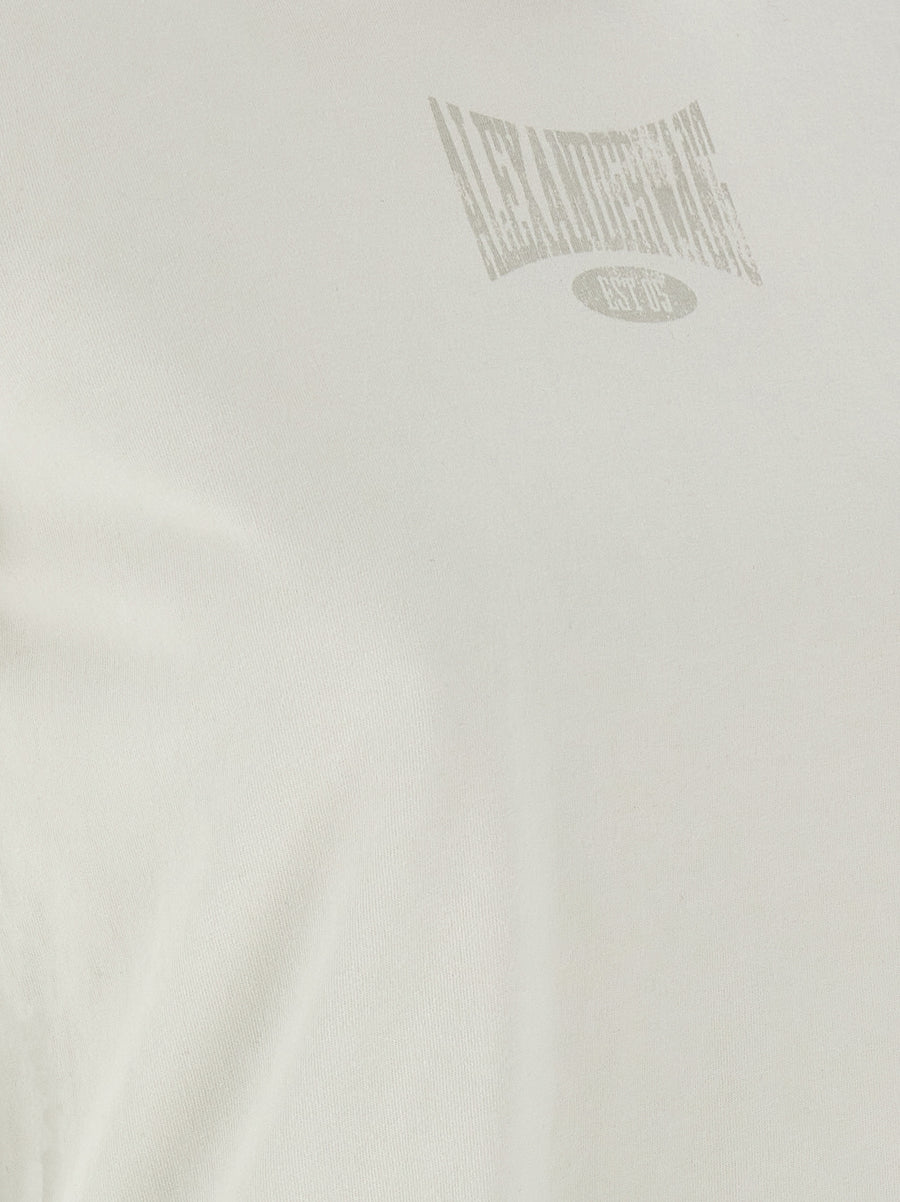 T By Alexander Wang Lived Logo T Shirt For Women 100 Percent Cotton Everyday Essential