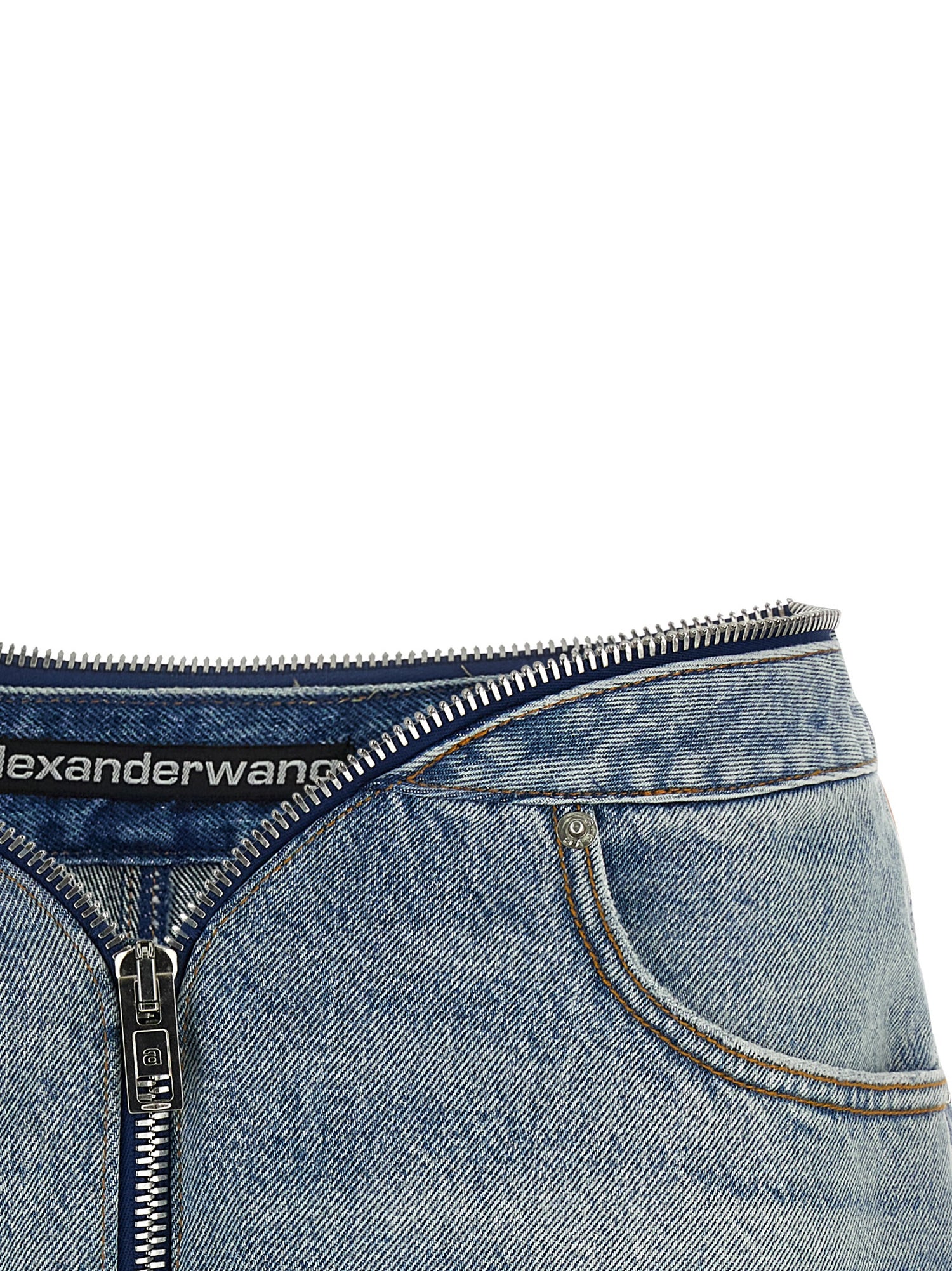 Alexander Wang Zip V-waist Shorts