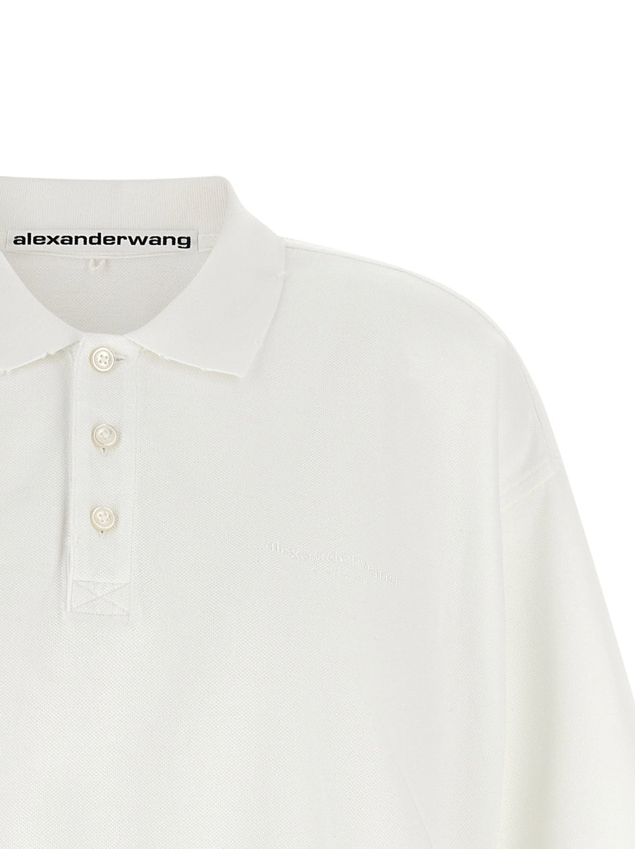 Alexander Wang Denim Skirt Polo Dress