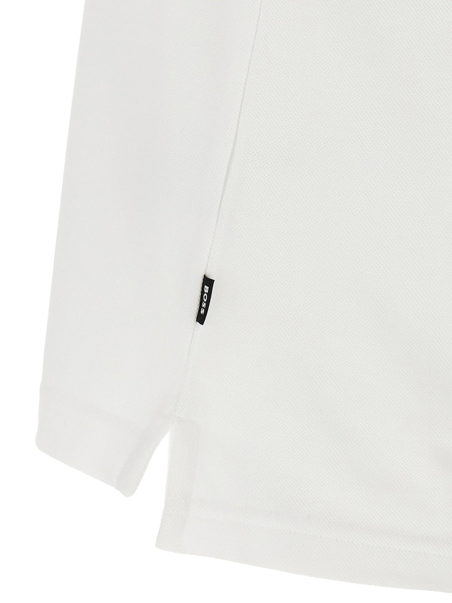 Hugo Boss Parlay 147 Organic Cotton Polo Shirt White