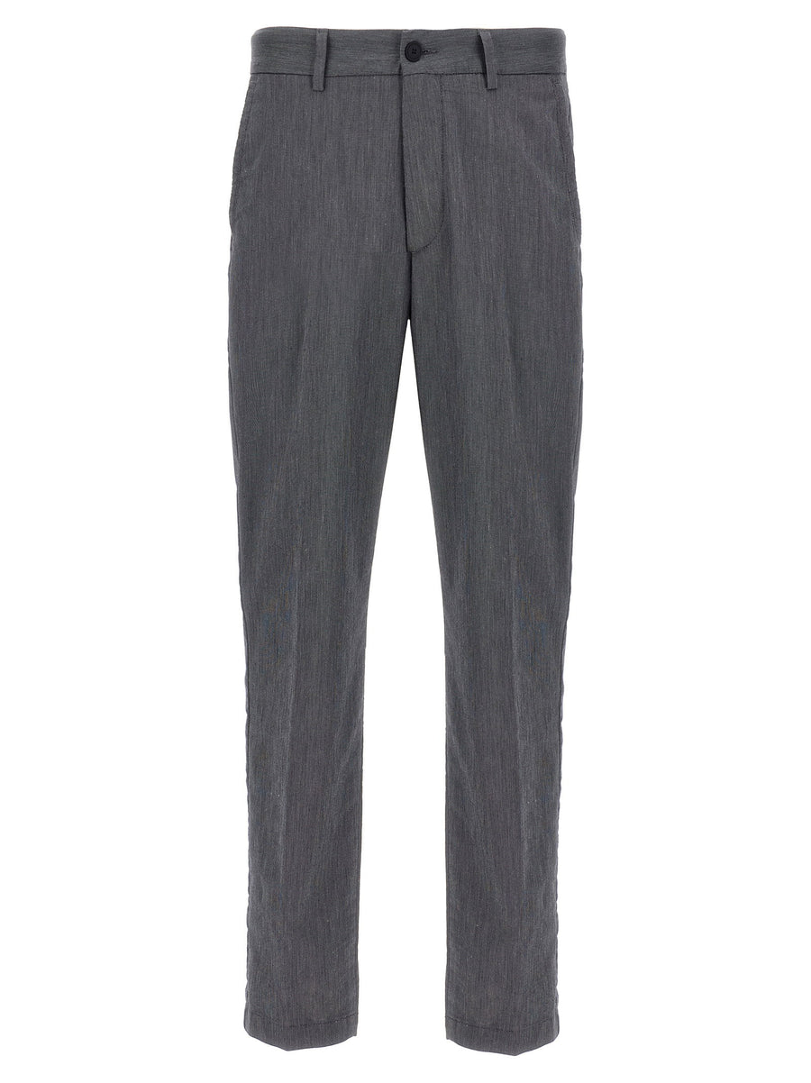 Hugo Boss Kaiton-1 Blue Cotton Elastomultiester Trousers Slim Fit