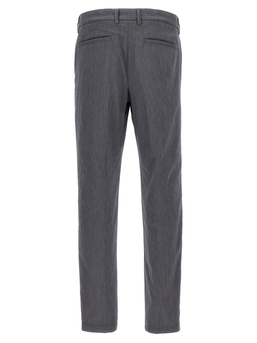 Hugo Boss Kaiton-1 Blue Cotton Elastomultiester Trousers Slim Fit