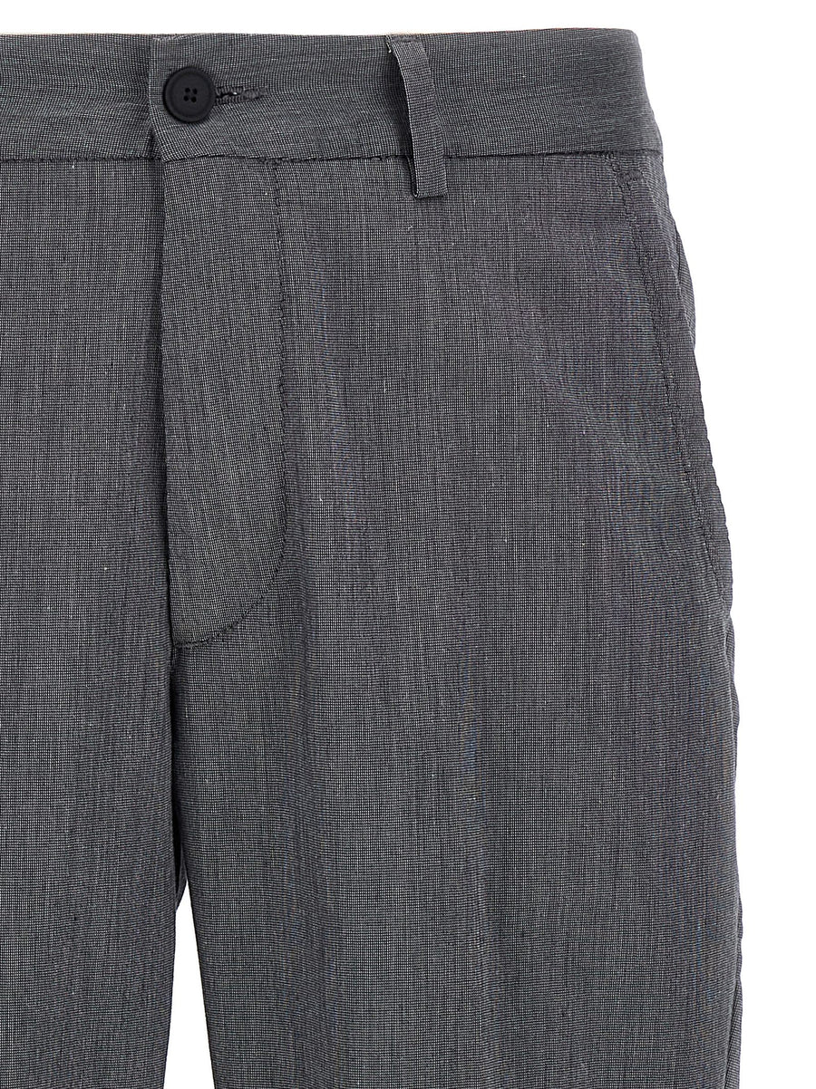Hugo Boss Kaiton-1 Blue Cotton Elastomultiester Trousers Slim Fit