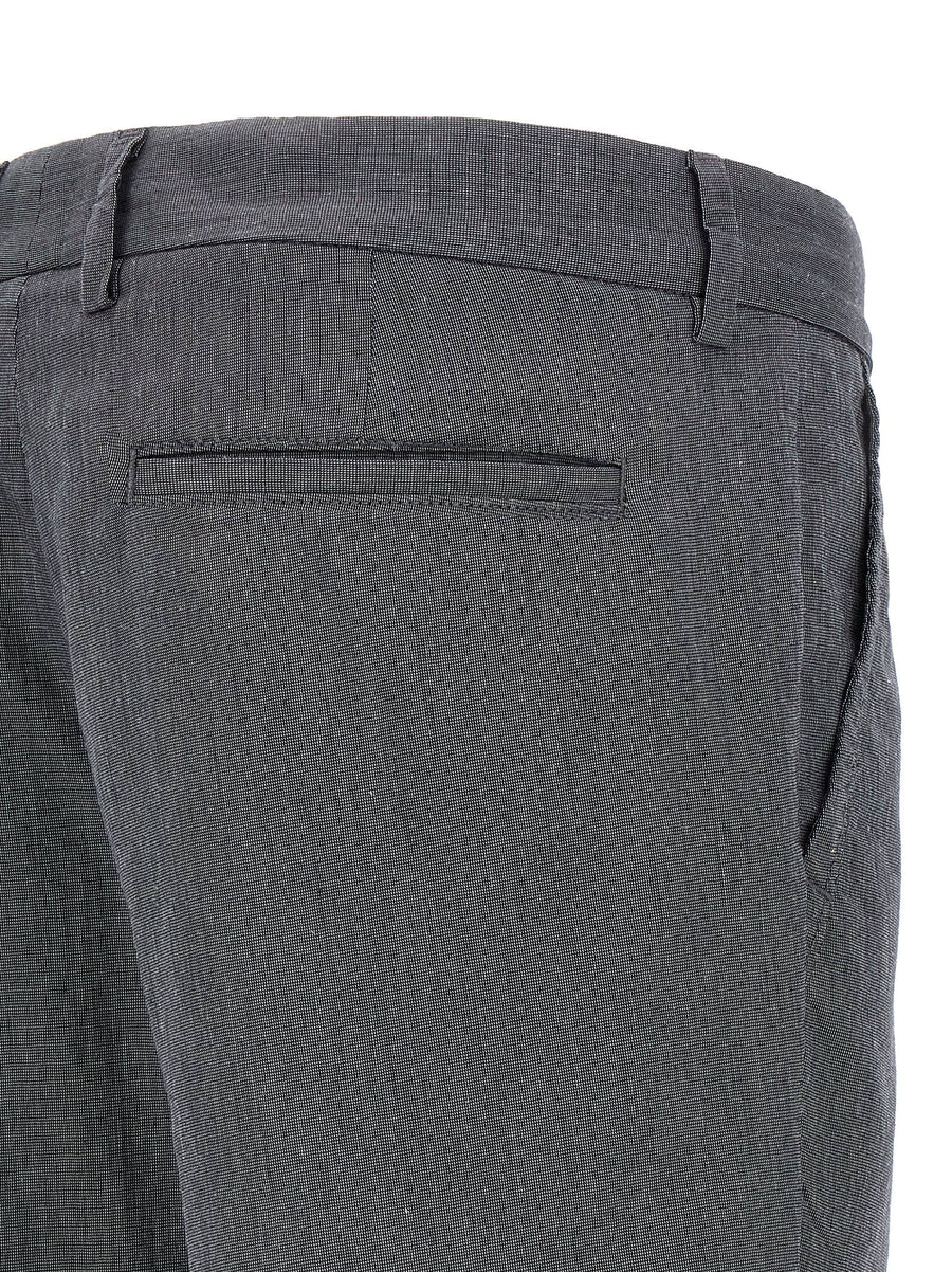 Hugo Boss Kaiton-1 Blue Cotton Elastomultiester Trousers Slim Fit
