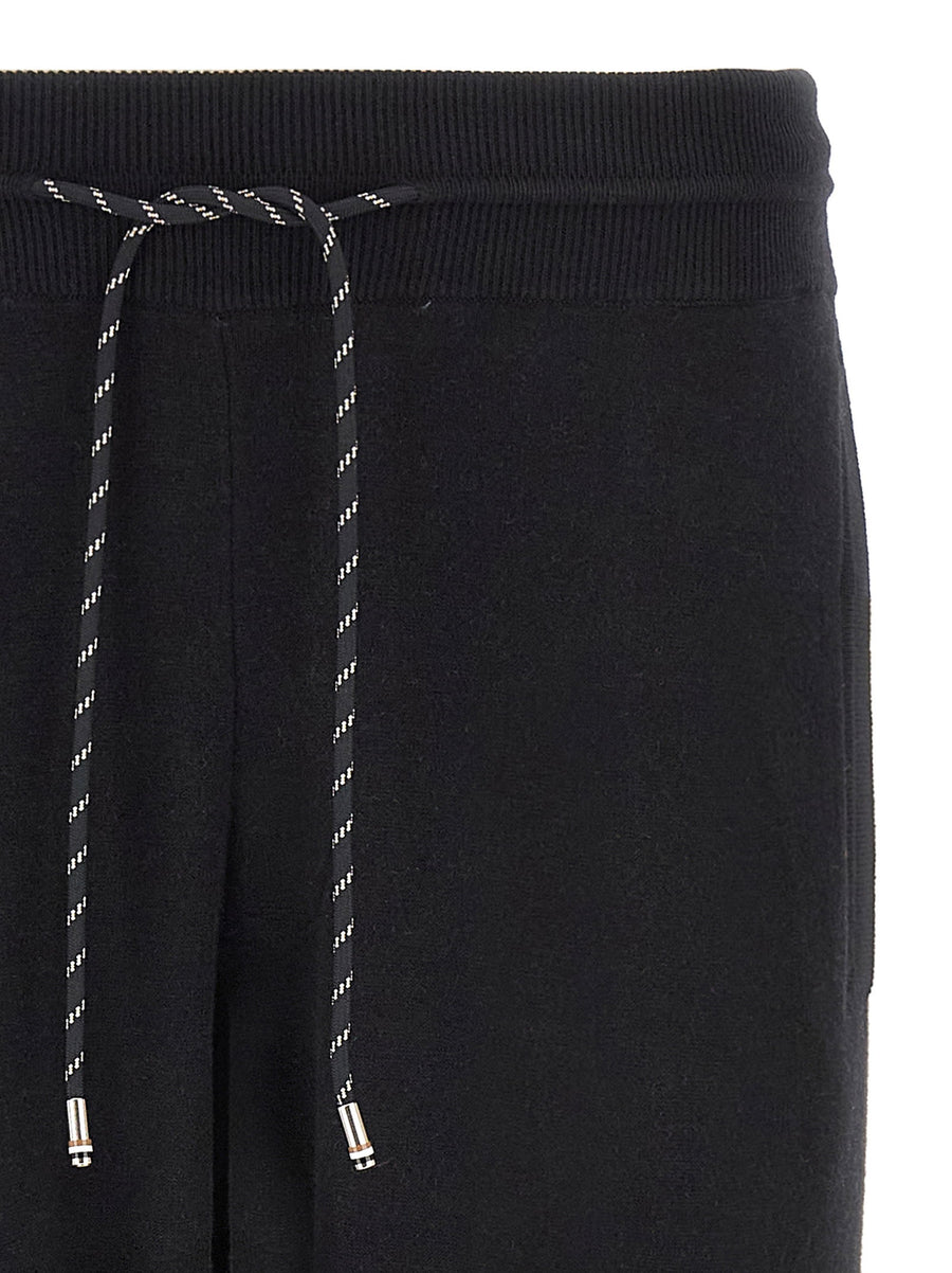 Hugo Boss H-idrico Joggers Premium Wool Blend Knit Trousers for Men Versatile All Season Comfort