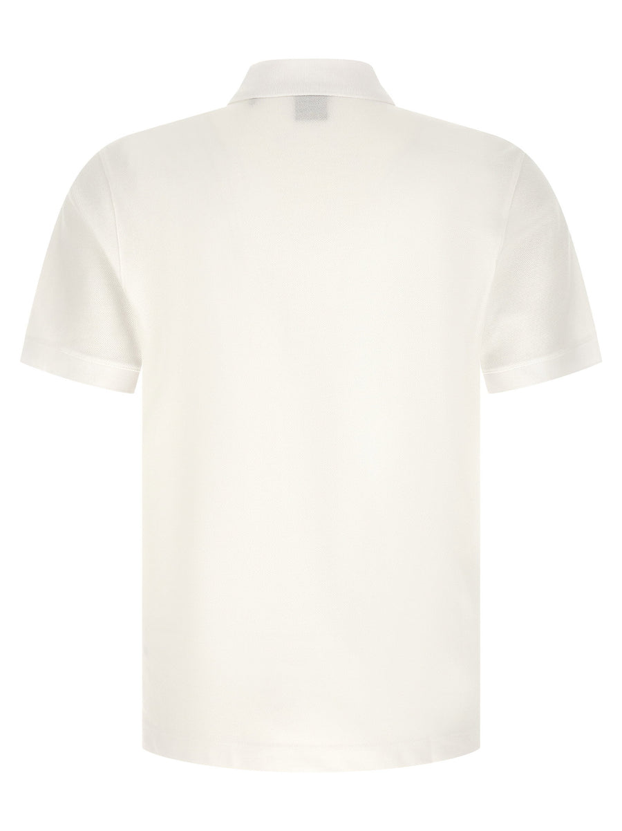 Hugo Boss Pallas Polo Shirt For Men Premium One Hundred Percent Cotton Pique With Embroidered Logo White