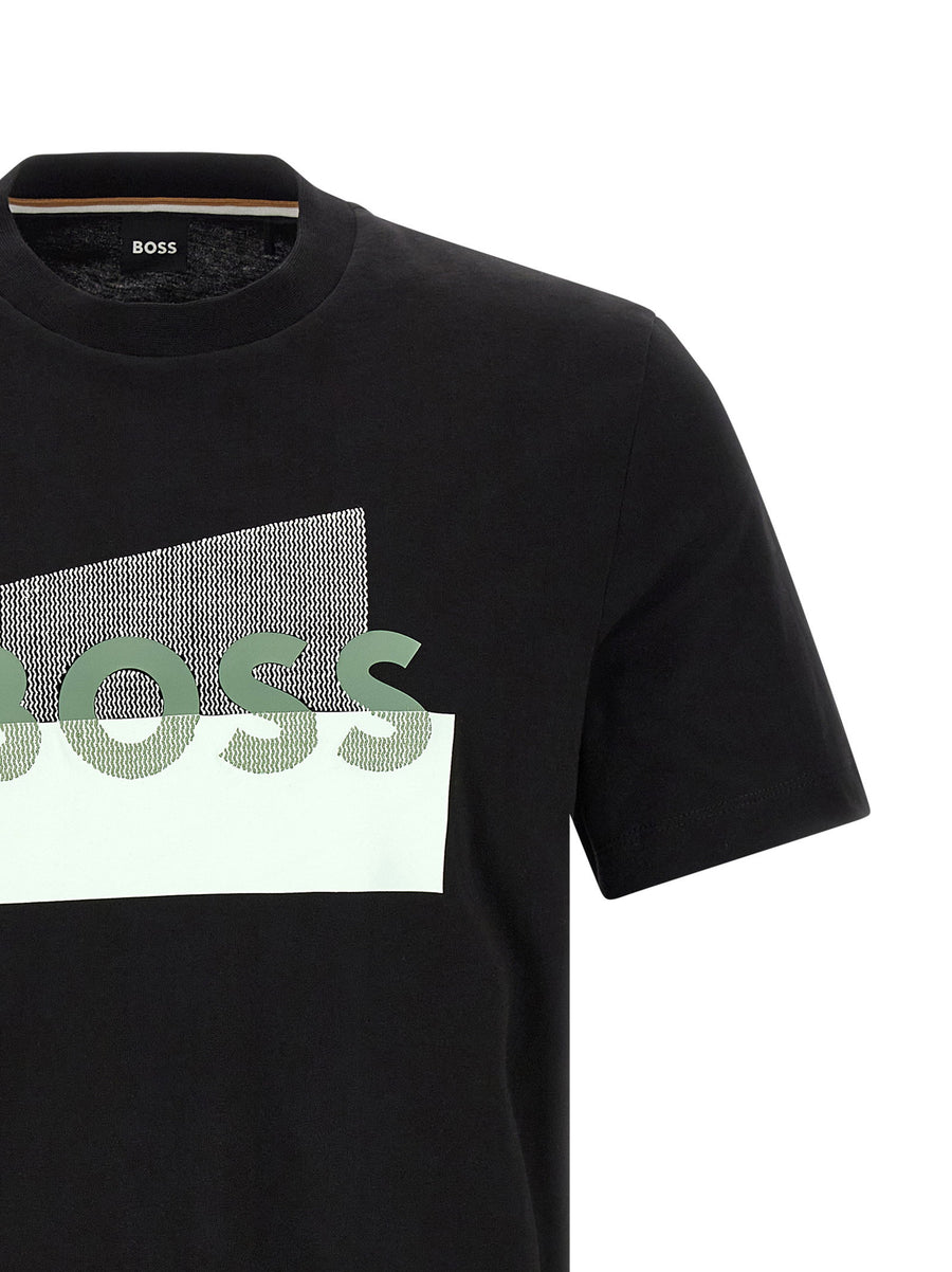 Hugo Boss C Thompson 250 T Shirt Premium 100 Percent Cotton Embroidered Logo Crew Neck Short Sleeves Men