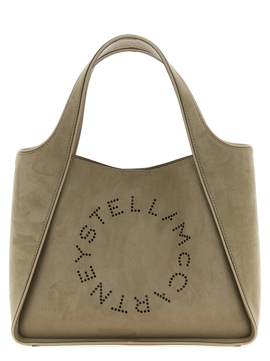 Stella McCartney Stella Logo Cutout Crossbody Bag For Women With Removable Clutch And Magnetic Closure In Green