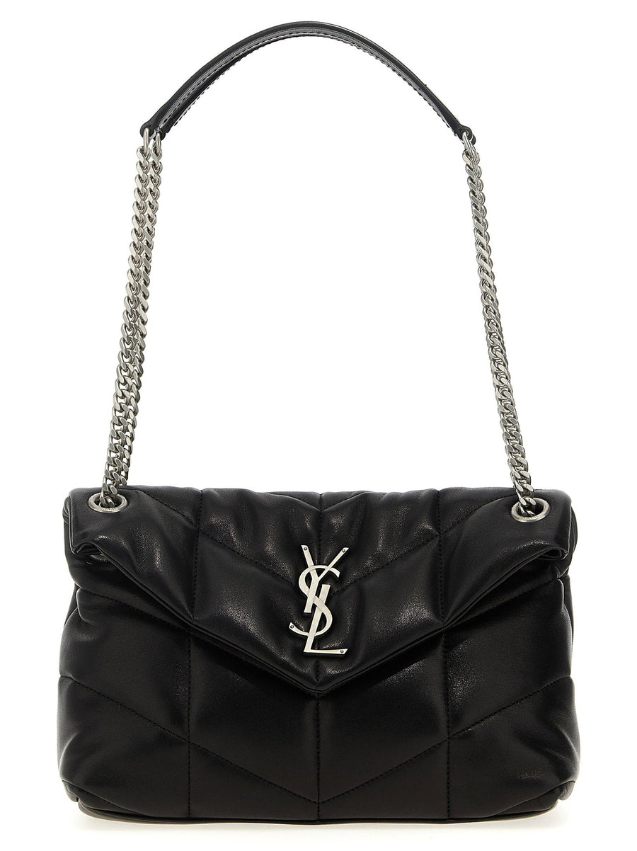 Saint Laurent Lou Lou Puffer Shoulder Bag Matelasse Lamb Leather For Women Versatile Day To Night Chic