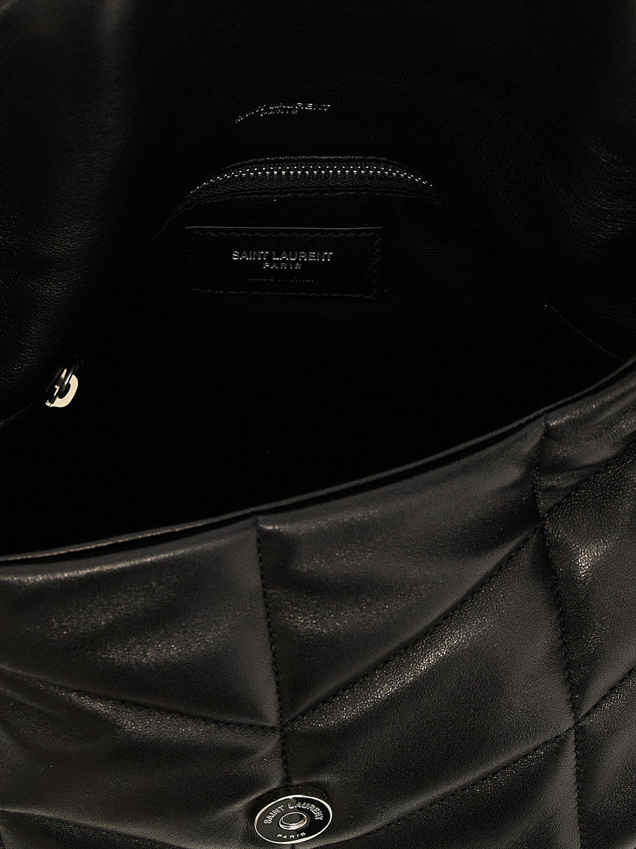Saint Laurent Lou Lou Puffer Shoulder Bag Matelasse Lamb Leather For Women Versatile Day To Night Chic