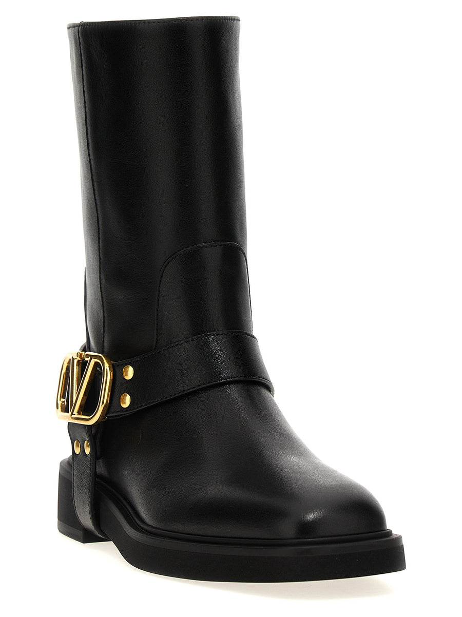 Valentino Garavani Vlogo Signature Ankle Boots