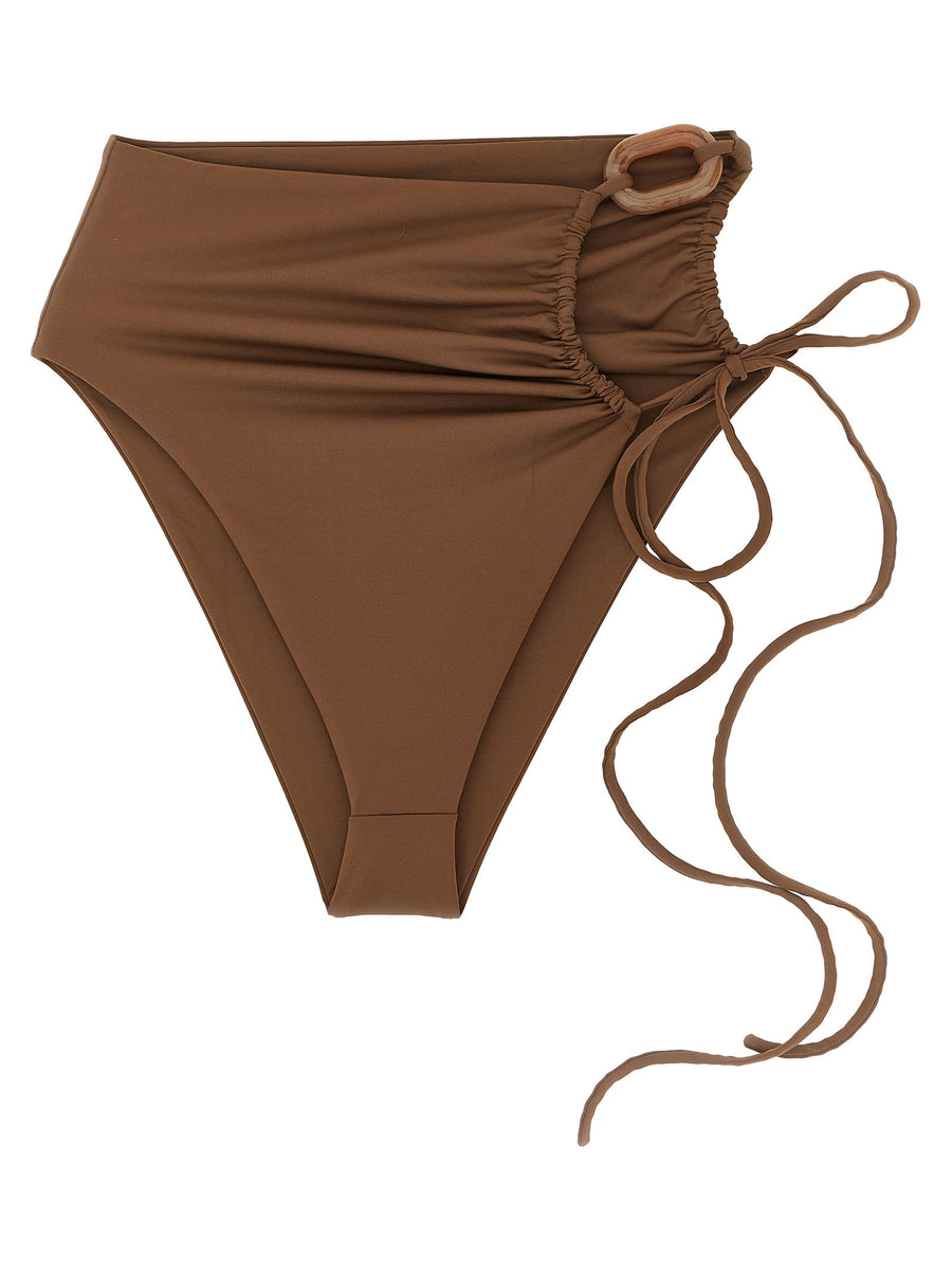 Magda Butrym Re26 High Waist Bikini Briefs With Side Jewelry For Women Luxury Swimwear