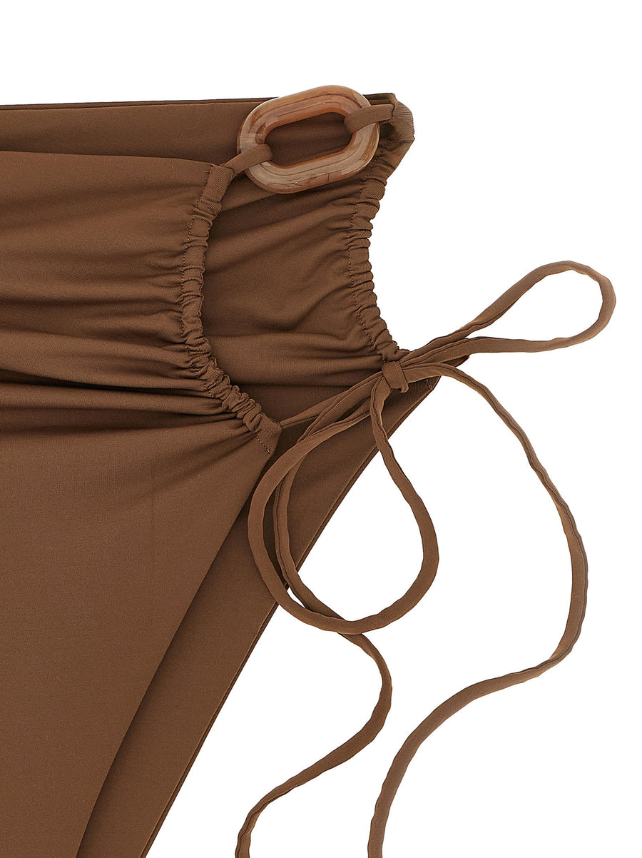 Magda Butrym Re26 High Waist Bikini Briefs With Side Jewelry For Women Luxury Swimwear