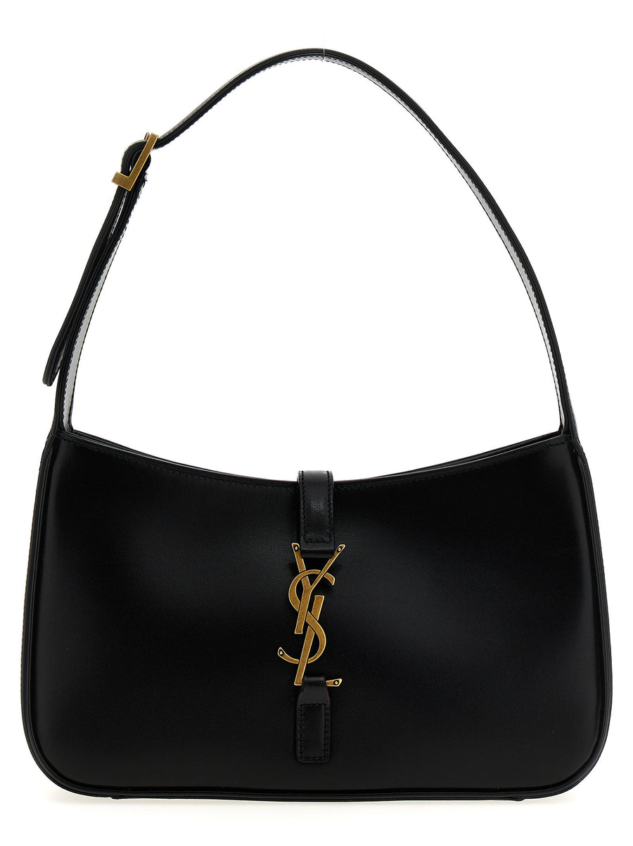 Saint Laurent Le 5 À 7 Hobo Shoulder Bag Black Calfskin Rigid Top Handle Iconic Luxury For Women Everywhere