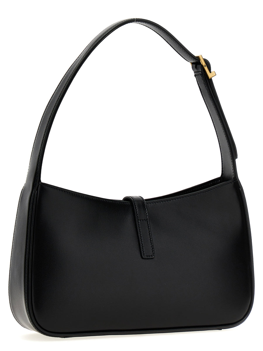 Saint Laurent Le 5 À 7 Hobo Shoulder Bag Black Calfskin Rigid Top Handle Iconic Luxury For Women Everywhere