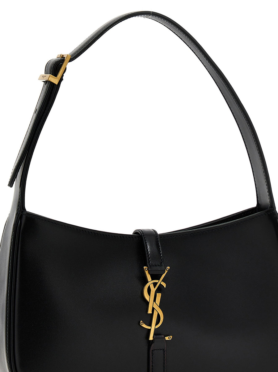 Saint Laurent Le 5 À 7 Hobo Shoulder Bag Black Calfskin Rigid Top Handle Iconic Luxury For Women Everywhere