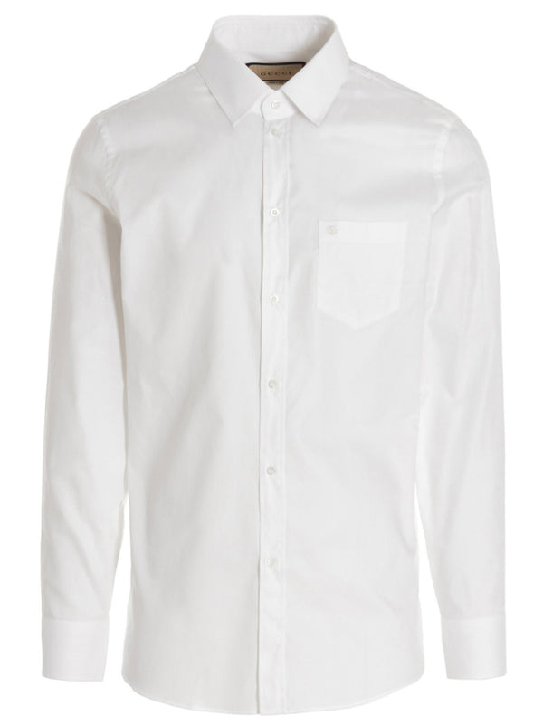 Gucci Embroidered Logo Shirt