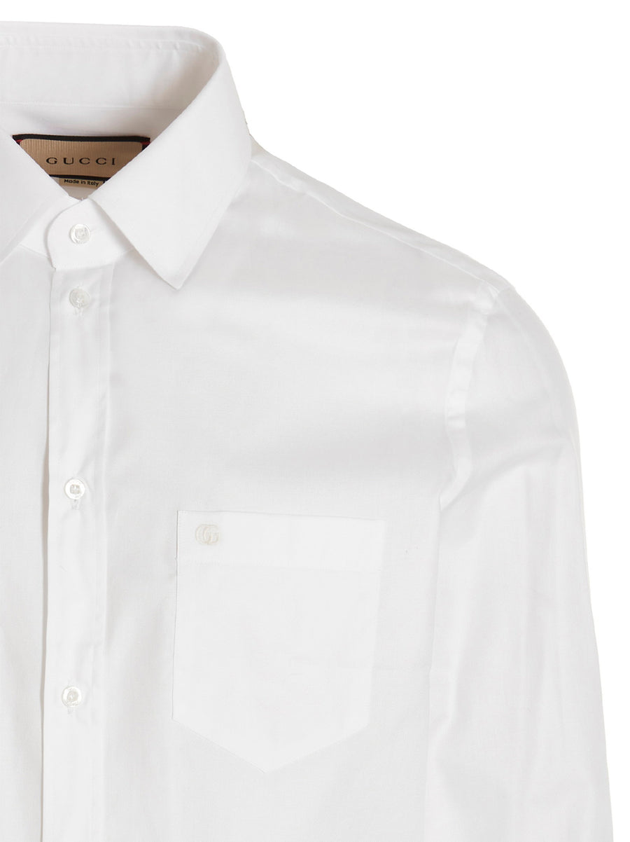 Gucci Embroidered Logo Shirt