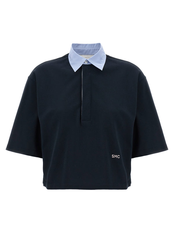 Stella Mccartney Cropped Piquet Polo