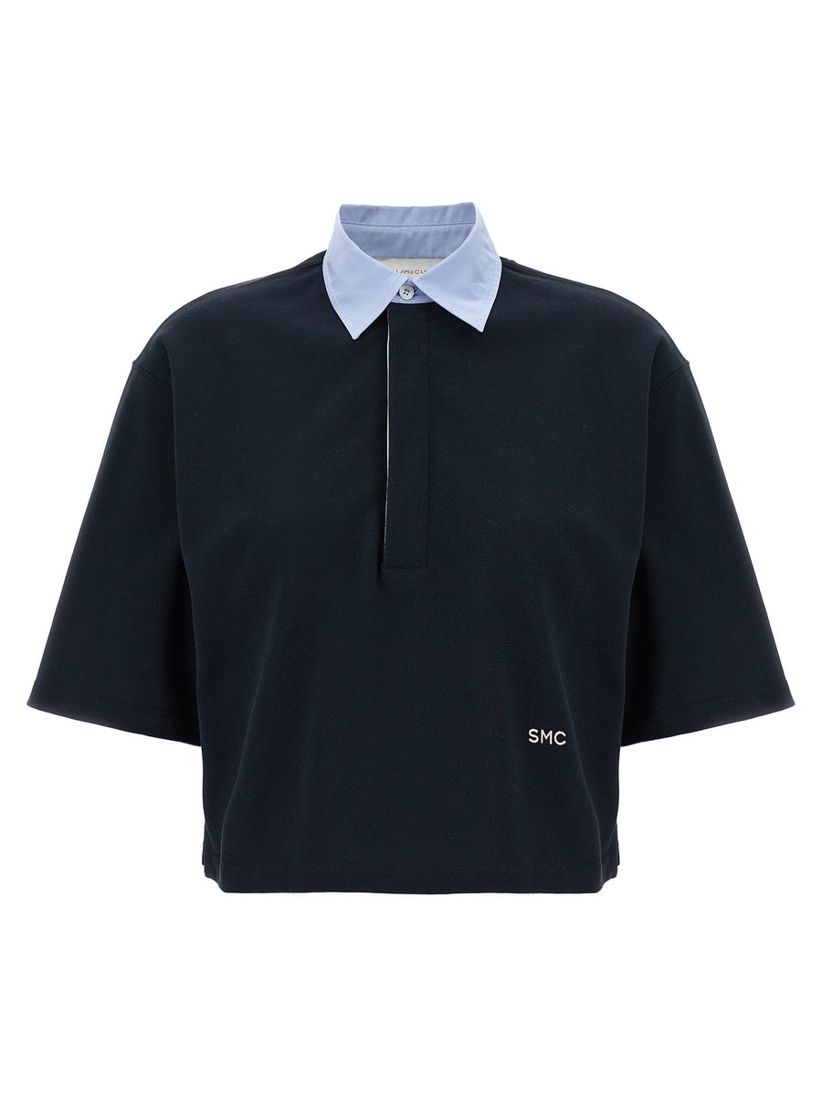 Stella Mccartney Cropped Piquet Polo