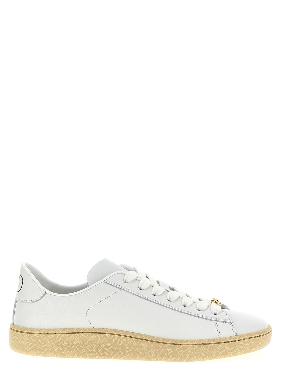 Valentino Garavani Royco Sneakers For Women Premium White Calfskin Leather Luxurious Everyday Comfort