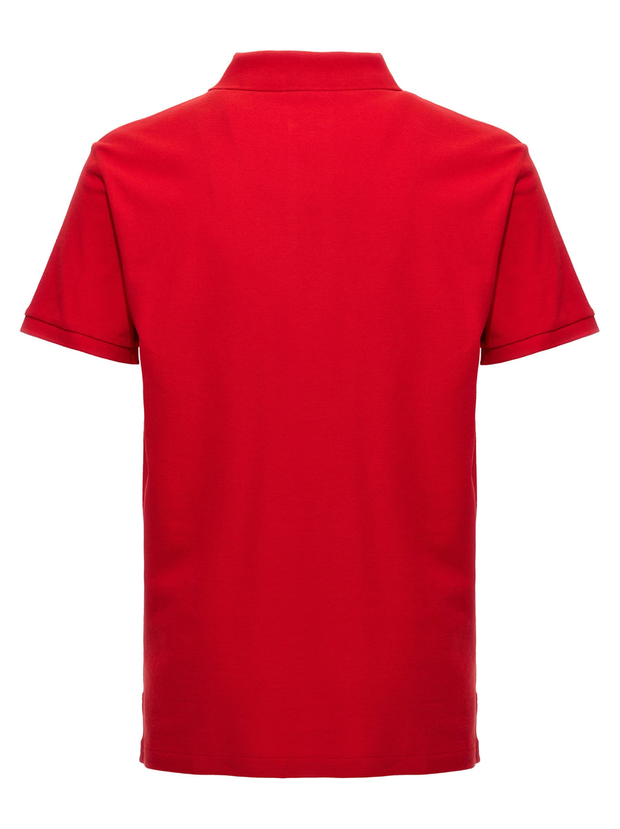 Polo Ralph Lauren Logo Polo For Men Red 100 Percent Cotton Slim Fit Smart Casual Versatile Everyday Wear