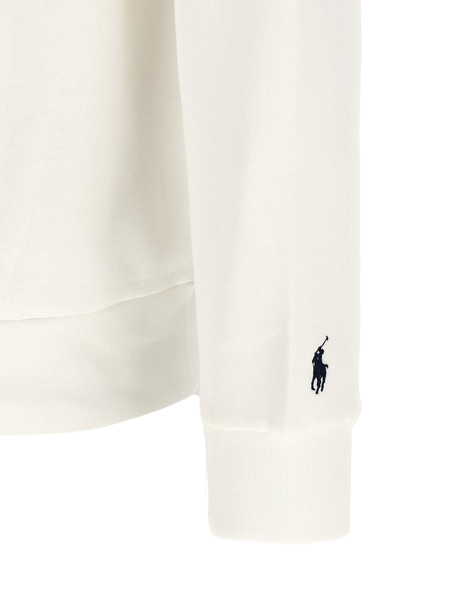 Polo Ralph Lauren Logo Sweatshirt For Men Blue Brushed Cotton Blend Warm Everyday Luxury