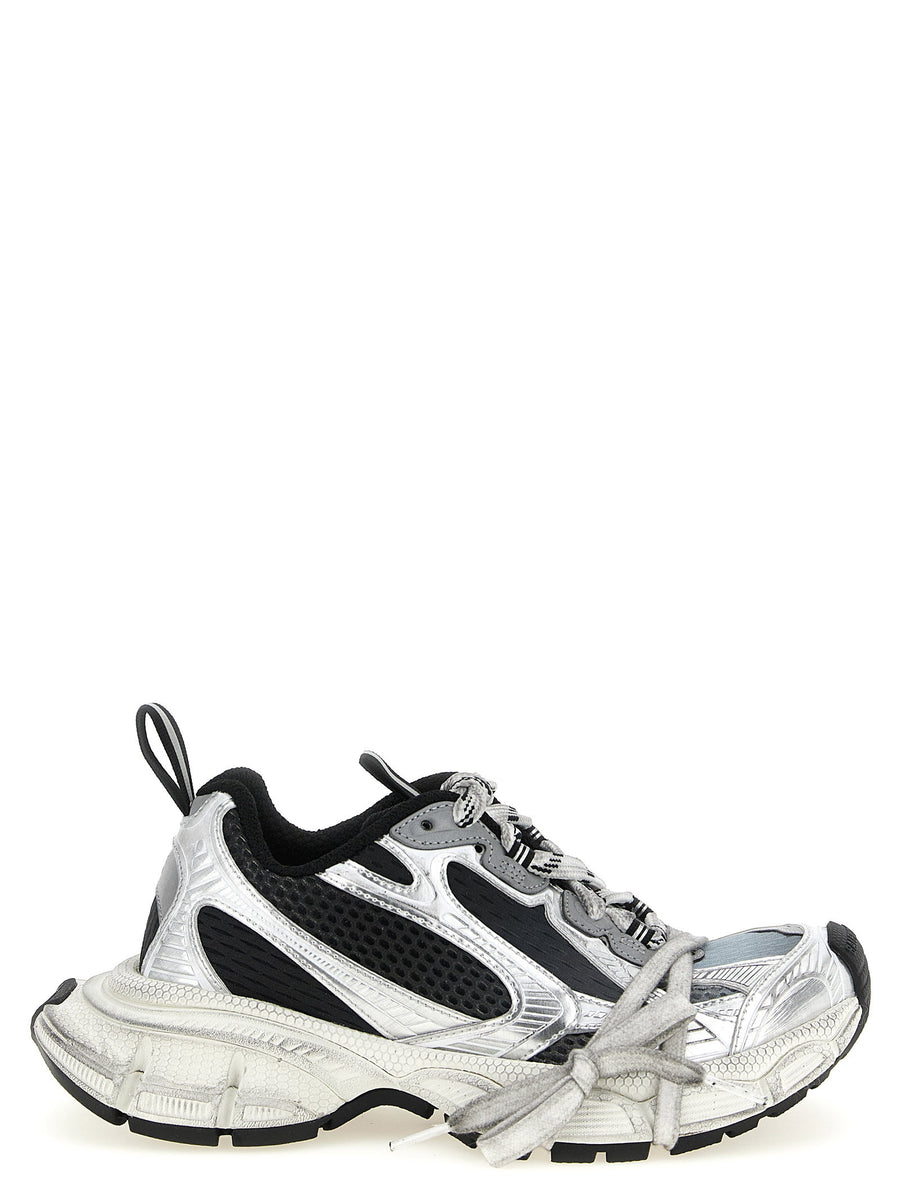 Balenciaga 3XL Multicolor Mesh Sneakers For Women With Bold Used Effect Upper And Daily Wear Comfort