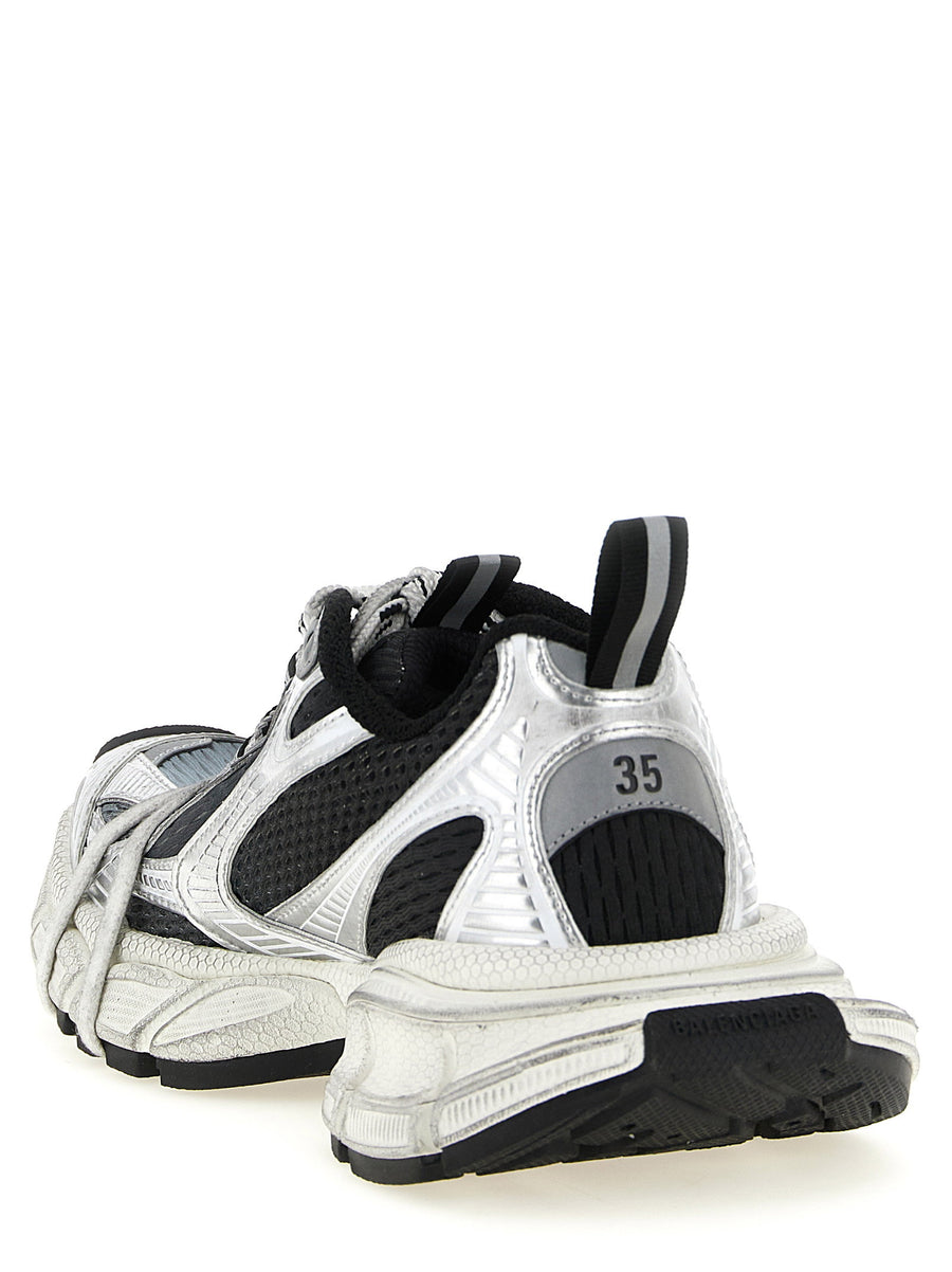 Balenciaga 3XL Multicolor Mesh Sneakers For Women With Bold Used Effect Upper And Daily Wear Comfort