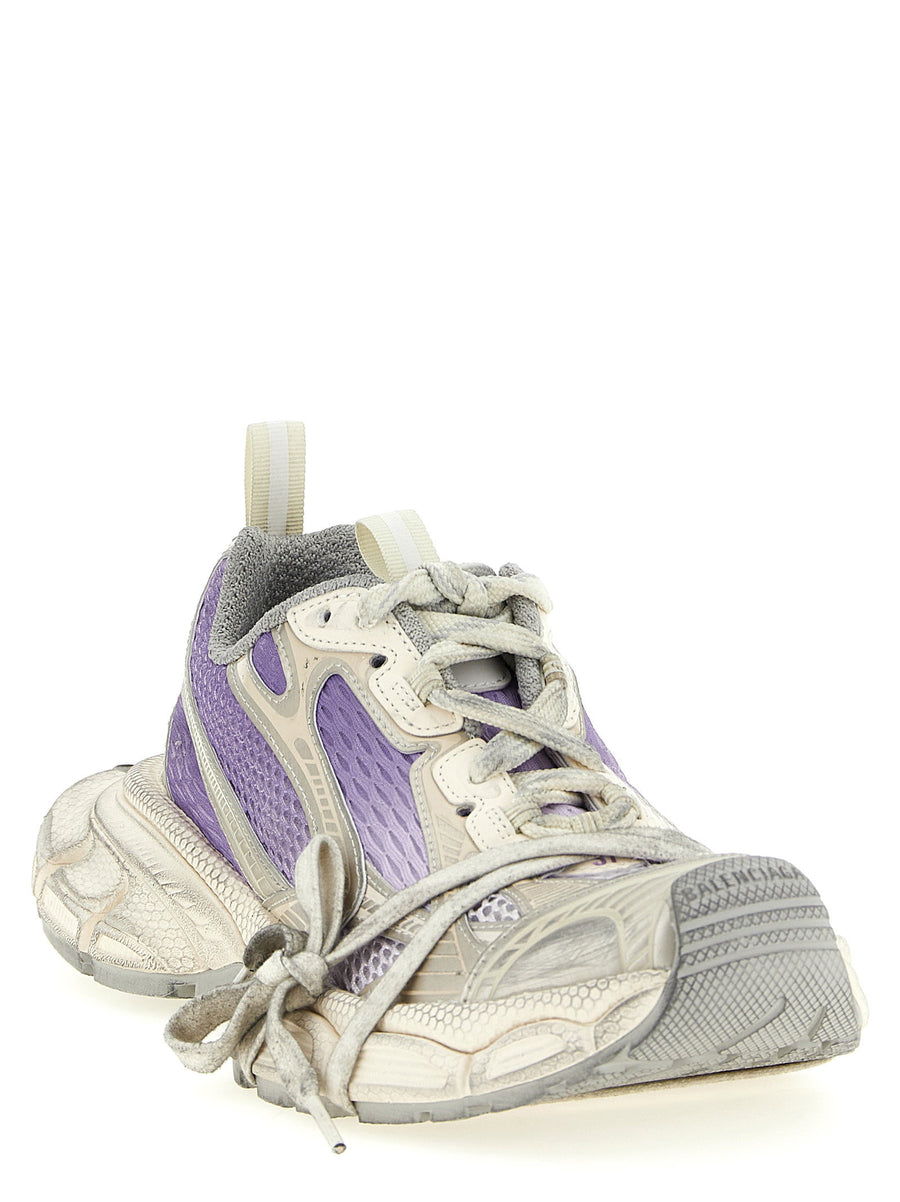 Balenciaga 3XL Sneakers Luxury Used Effect Mesh PU Upper For Women Embossed EU Size