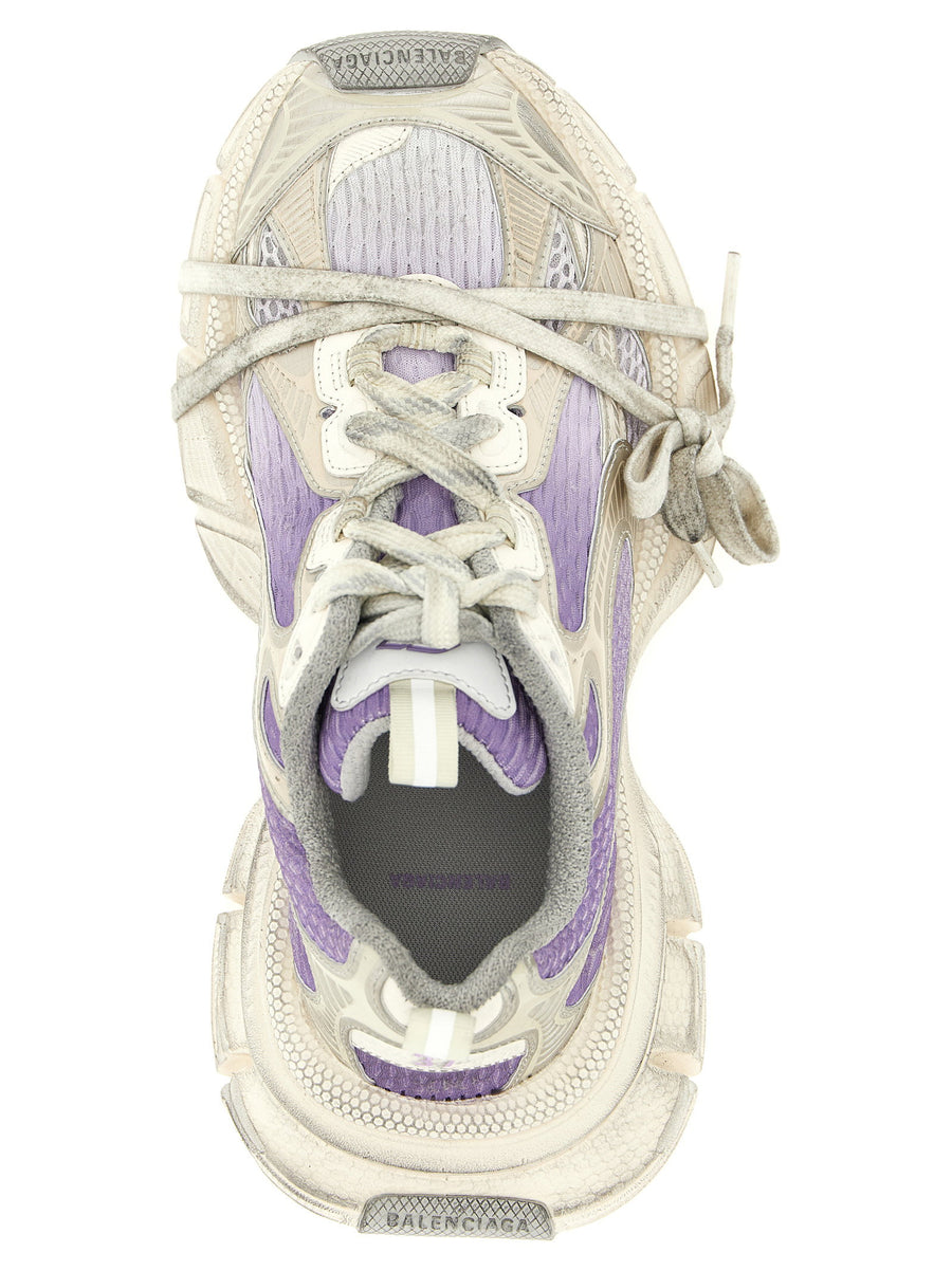 Balenciaga 3XL Sneakers Luxury Used Effect Mesh PU Upper For Women Embossed EU Size
