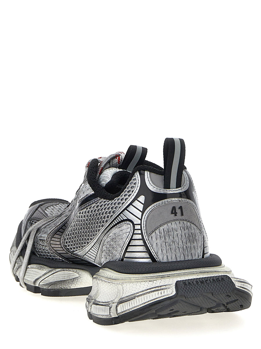 Balenciaga 3XL Men Gray Mesh Sneakers With Premium Polyurethane Upper