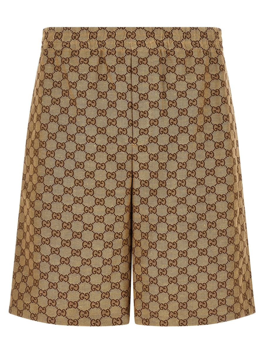 Gg Supreme Bermuda Shorts - Gucci Lido Line