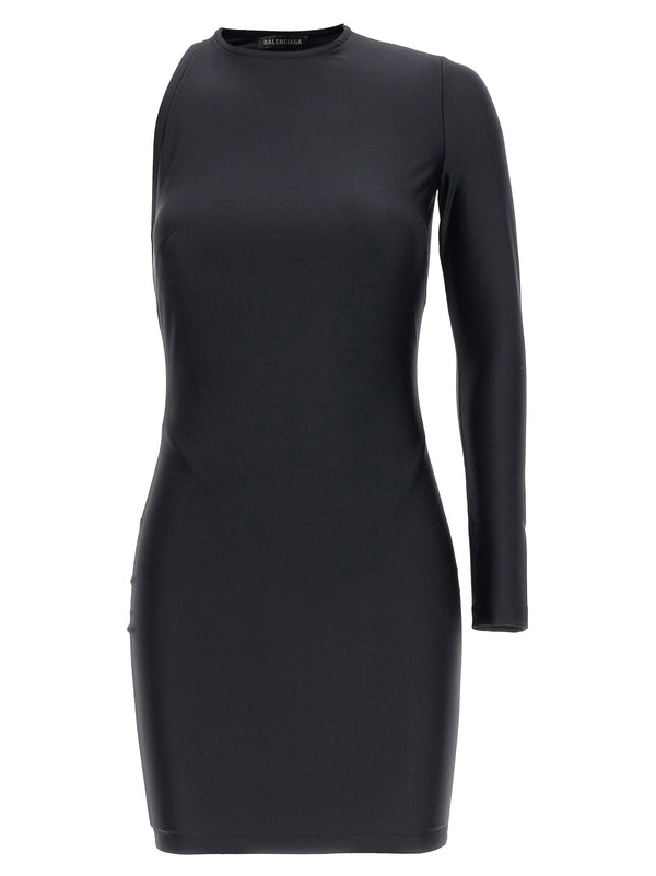 Balenciaga Cut-out One Shoulder Dress