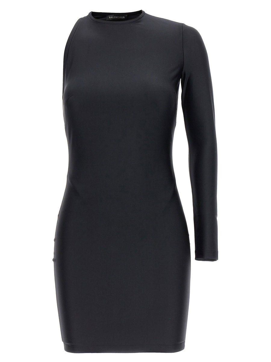 Balenciaga Cut-out One Shoulder Dress