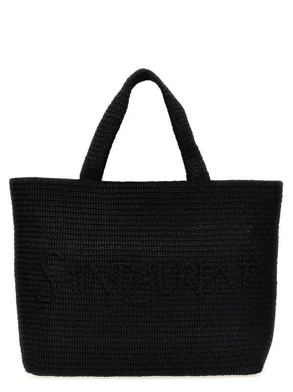 Saint Laurent Rafia Tote Bag