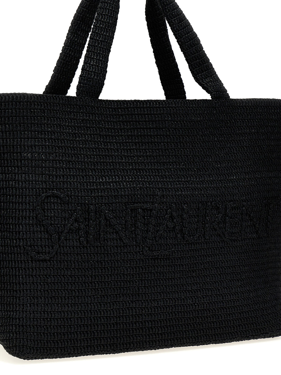 Saint Laurent Rafia Tote Bag