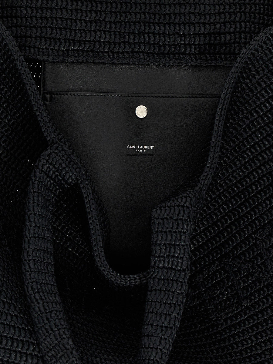 Saint Laurent Rafia Tote Bag