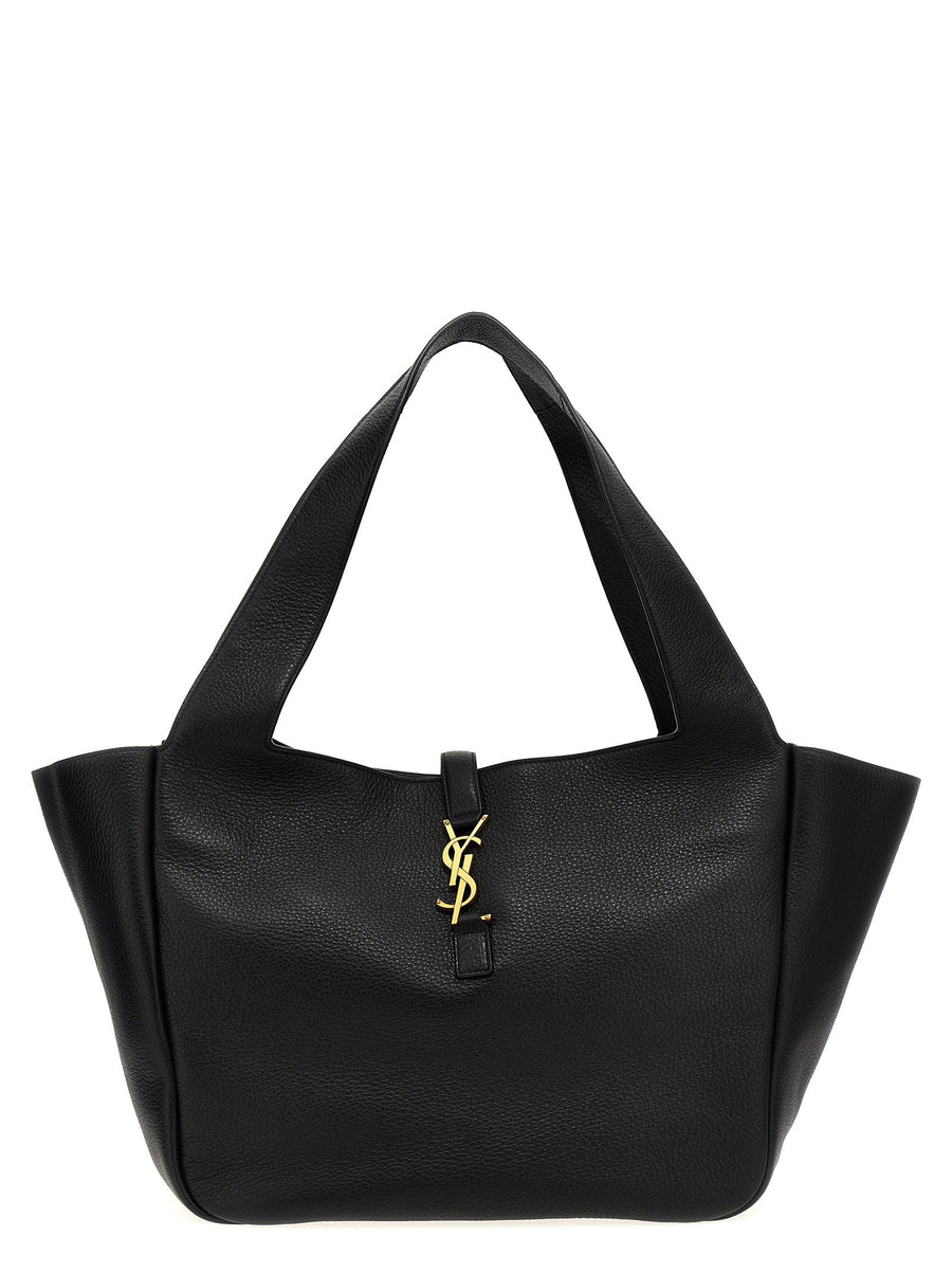 Saint Laurent Bea Shopping Bag Luxury Deer Leather With Suede Interior For Women