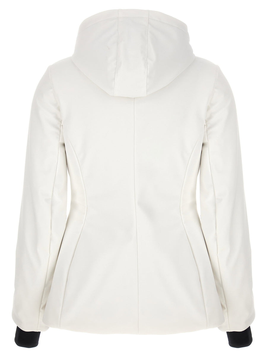 Balenciaga Ski Hourglass 3b Sports Icon Parka Nylon Waterproof Jacket White