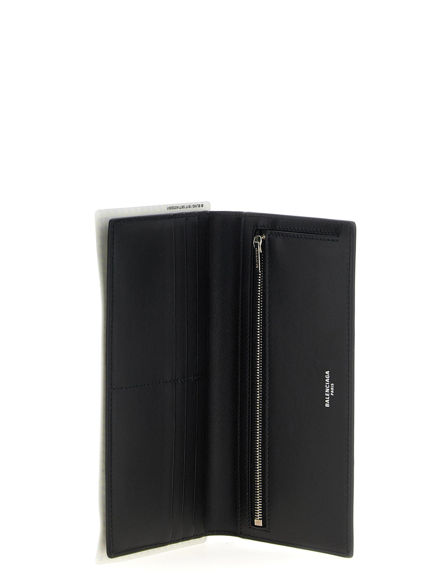 Balenciaga Passport Wallet Lungo For Men Compact Luxury Card Holder With Book Opening