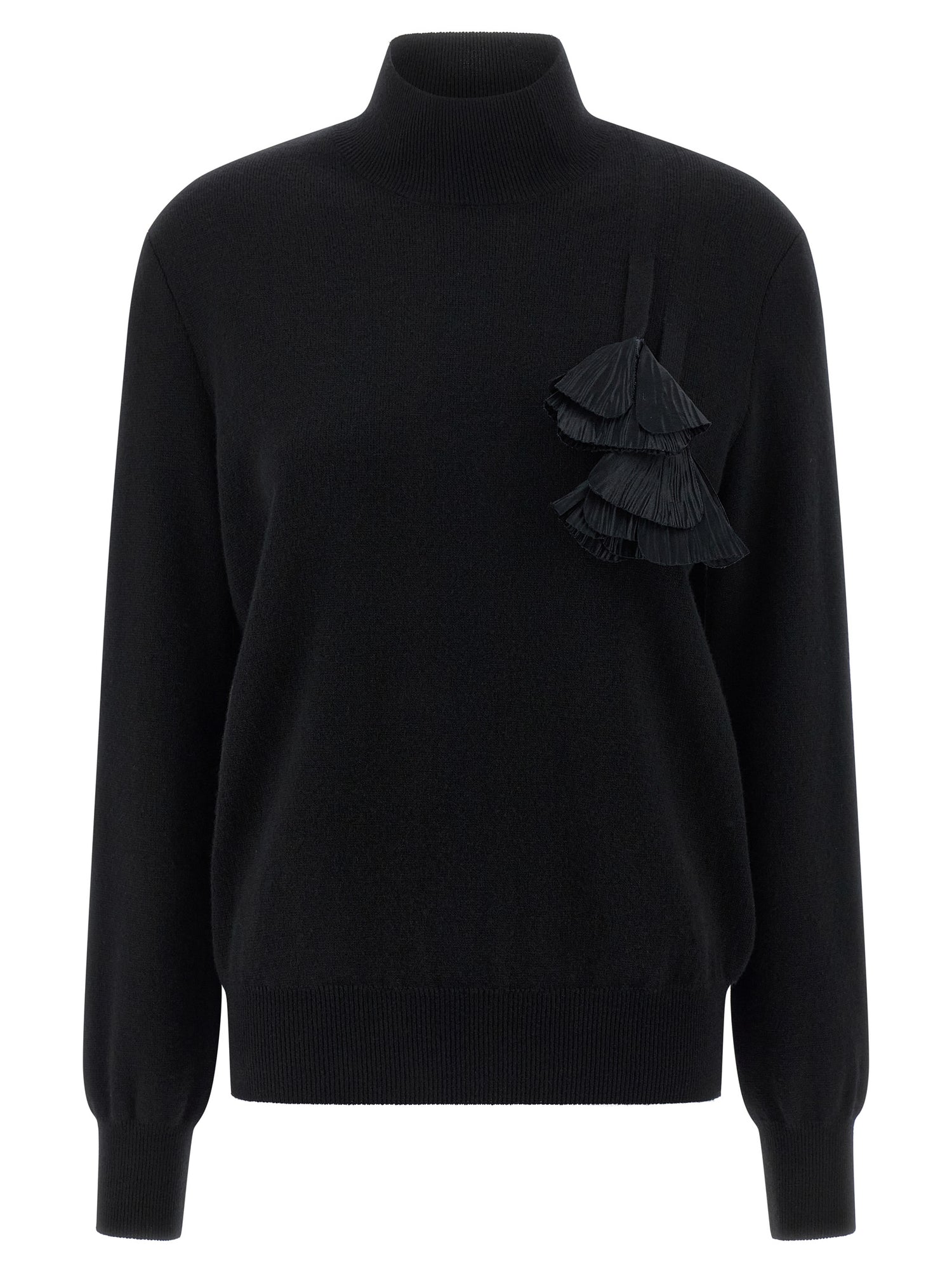 Ferragamo Floral Insert Sweater