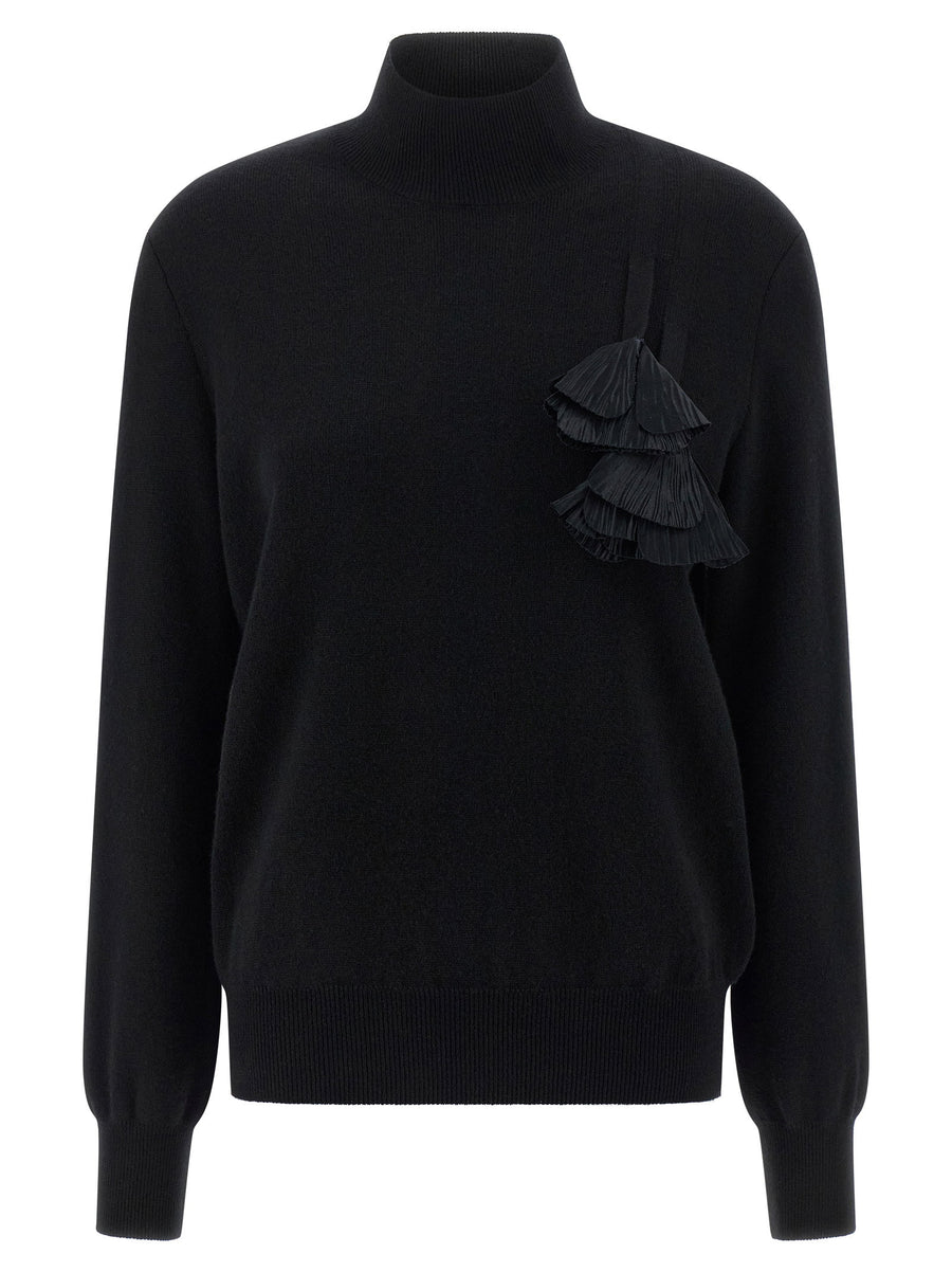 Ferragamo Floral Insert Sweater