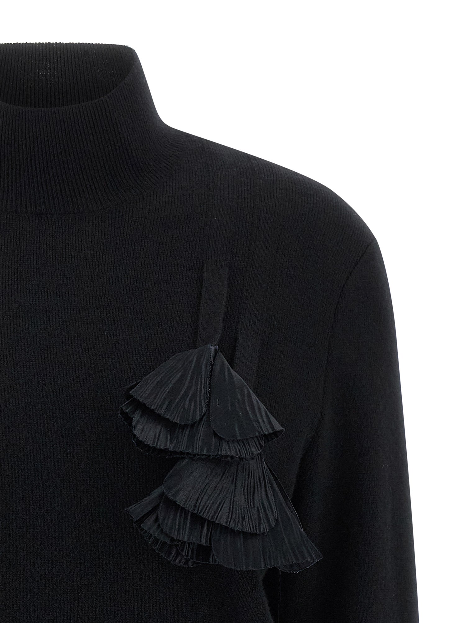Ferragamo Floral Insert Sweater