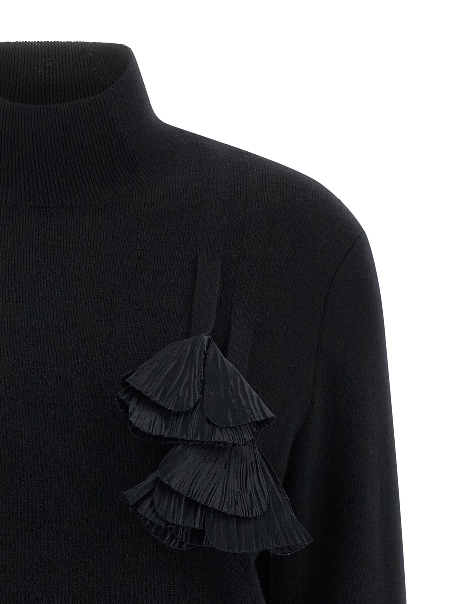 Ferragamo Floral Insert Sweater