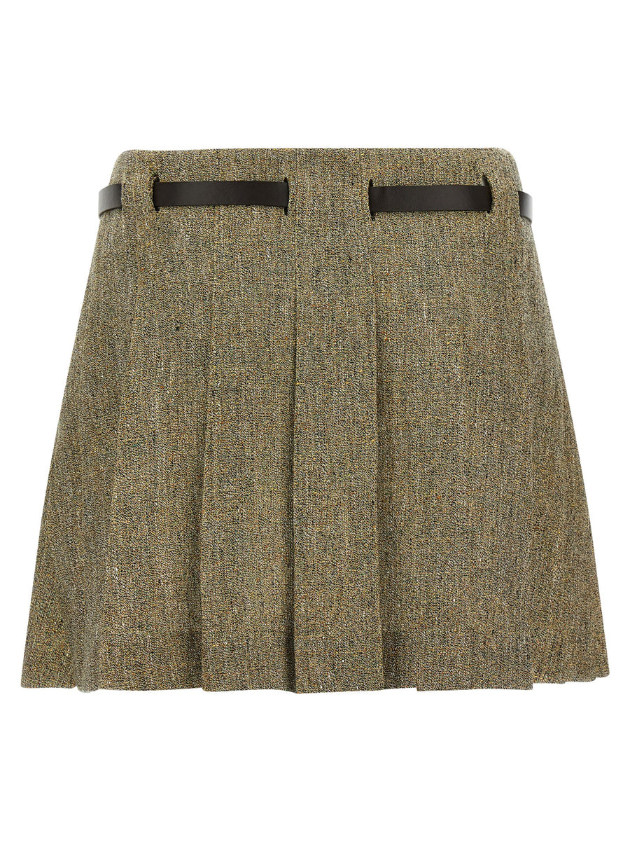 Ferragamo Gancini Belt Skirt