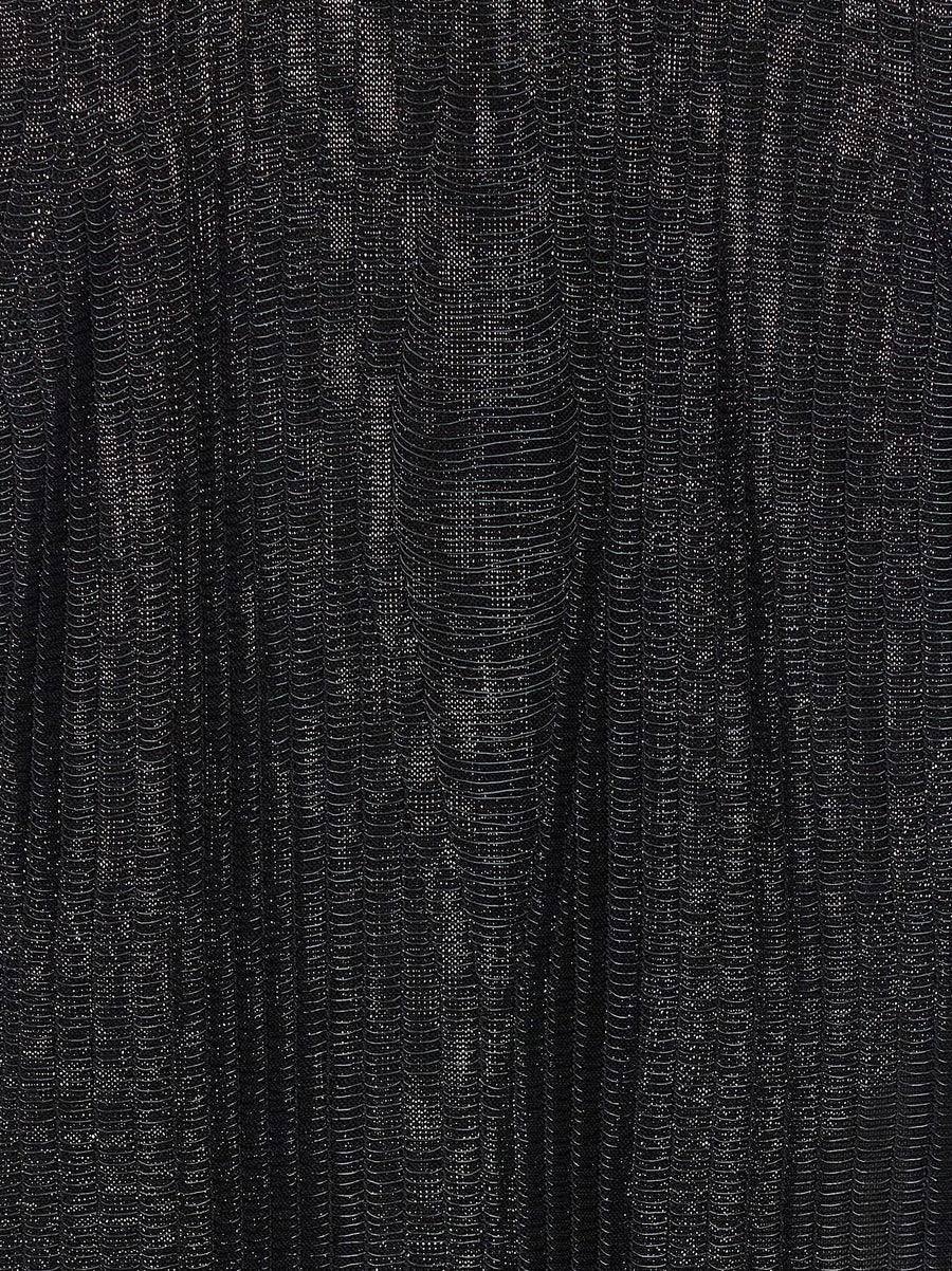 Alexander McQueen Armor Top Bold Contemporary Sleeveless Black Armor Inspired Texture for Women